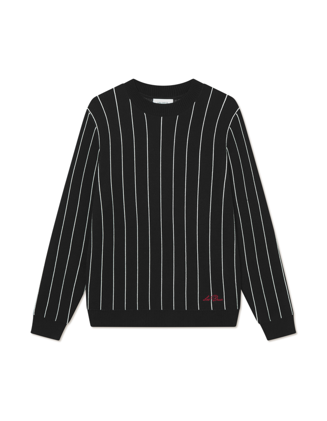 Gaston Jacquard Pinstripe Knit fra Les Deux