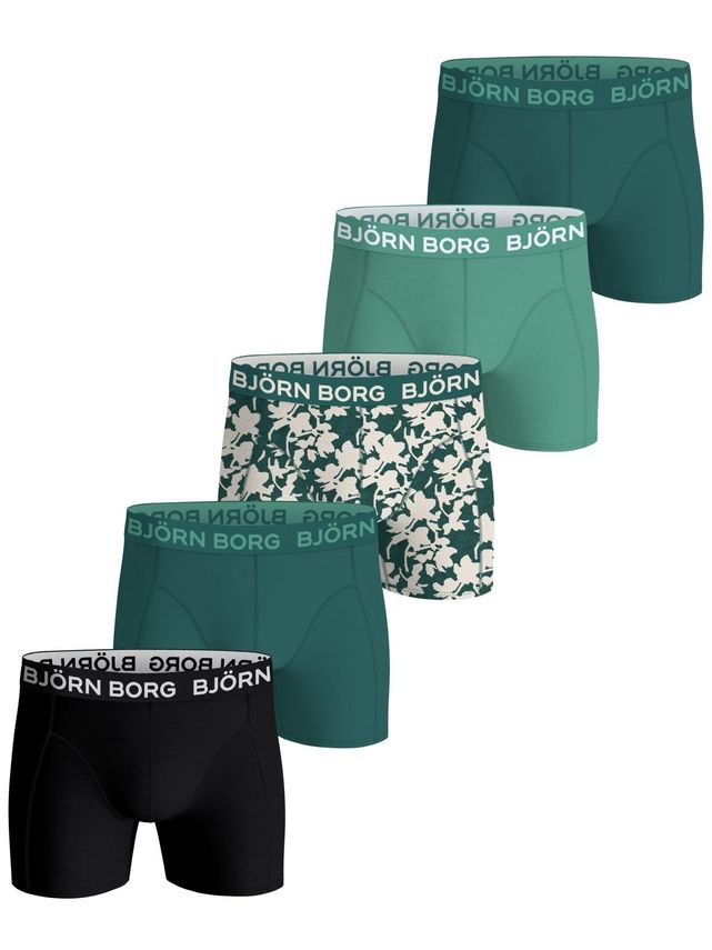 Cotton Stretch Boxer 5p, Multipack 2 fra Björn Borg