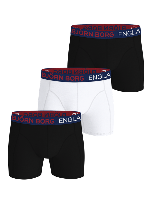 Cotton Stretch Boxer England 3p, Multipack 1 fra Björn Borg