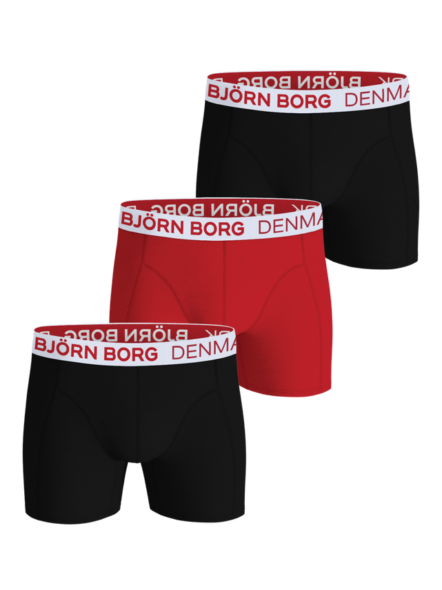 Cotton Stretch Boxer Denmark 3p, Multipack 1 fra Björn Borg