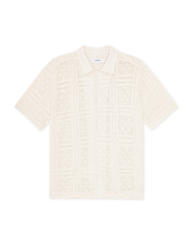 Hector Pointelle Ss Shirt fra Les Deux