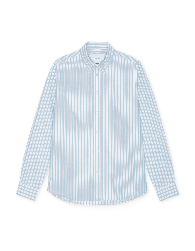 Konrad Striped Oxford Shirt fra Les Deux