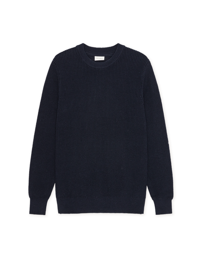 Gary Rib Crewneck Knit fra Les Deux