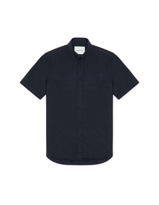 Konrad Cotton Linen Ss Shirt fra Les Deux
