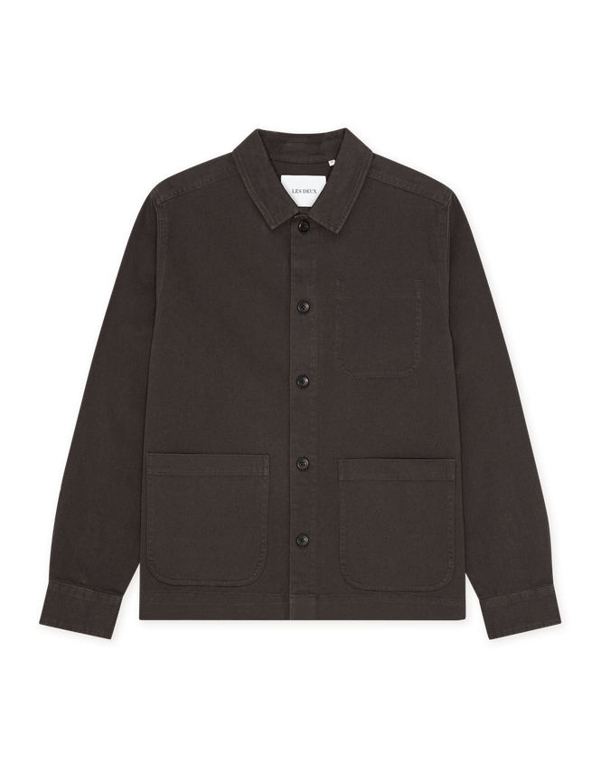 Layton Cotton Overshirt fra Les Deux