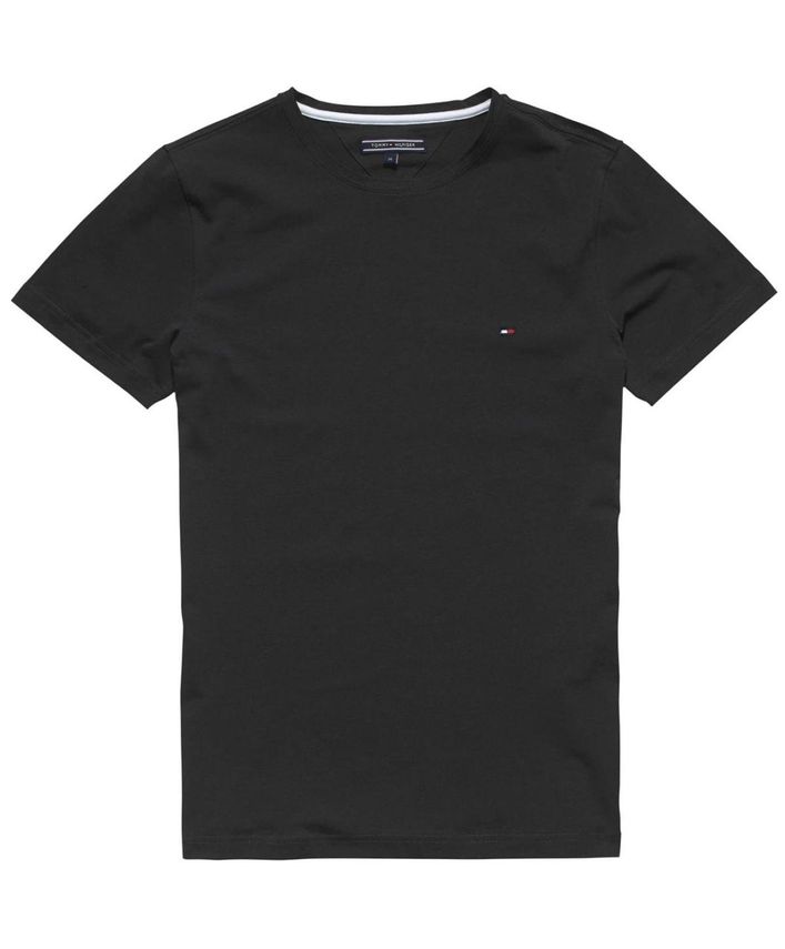 Tommy Hilfiger Slim Fit T-shirt i 100% bomuld - Must-Have!