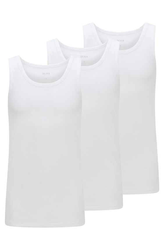 BOSS Tank Tops 3-pak i 100% bomuld – Uovertruffen tilbud!