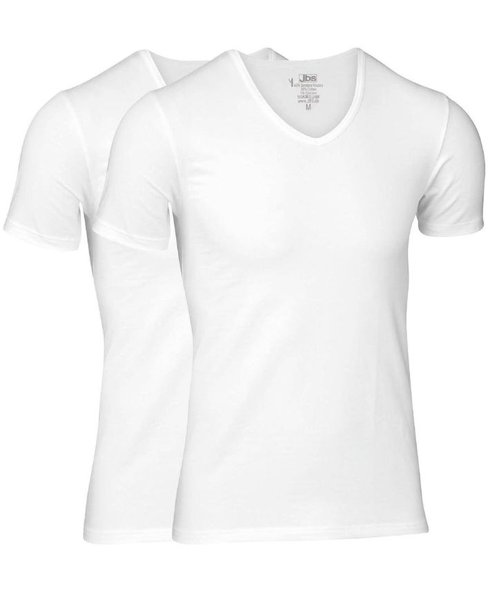 , 2 Pack V Neck Bamboo fra Jbs