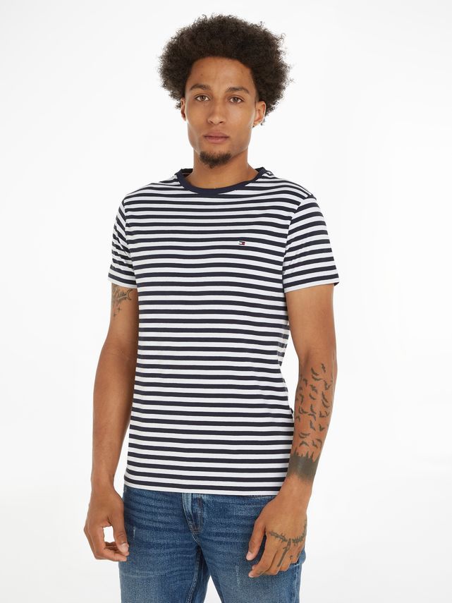 Tommy Hilfiger Slim Fit T-shirt med logo – Must-have!