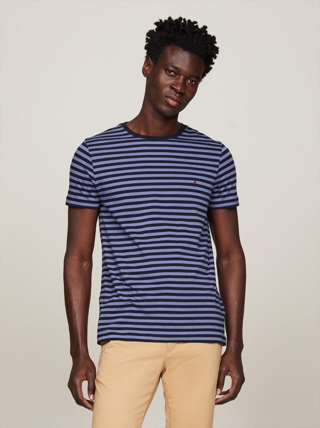 Tommy Hilfiger Slim Fit T-shirt med logo – Stil og komfort