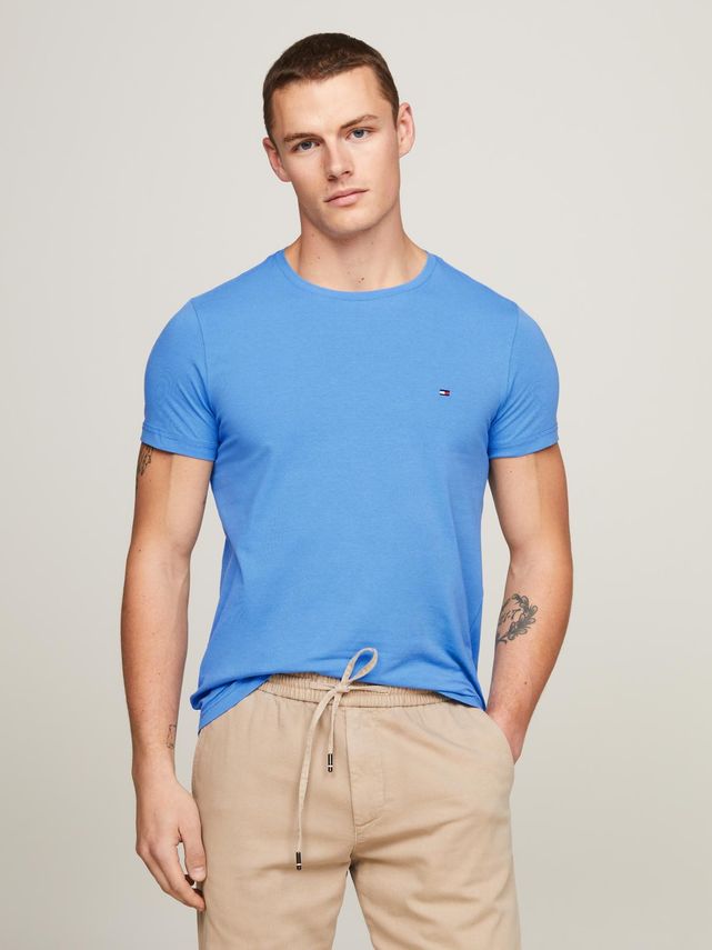Tommy Hilfiger Slim Fit T-shirt med logo – Stilsikker hverdag