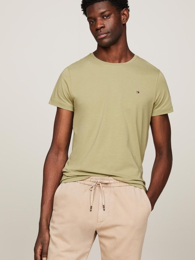 Tommy Hilfiger Slim Fit T-shirt med logo – Stil og komfort