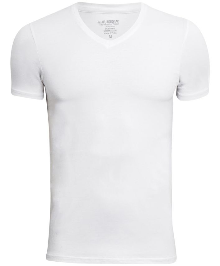 2 Pack O Neck Bamboo Org. fra Jbs