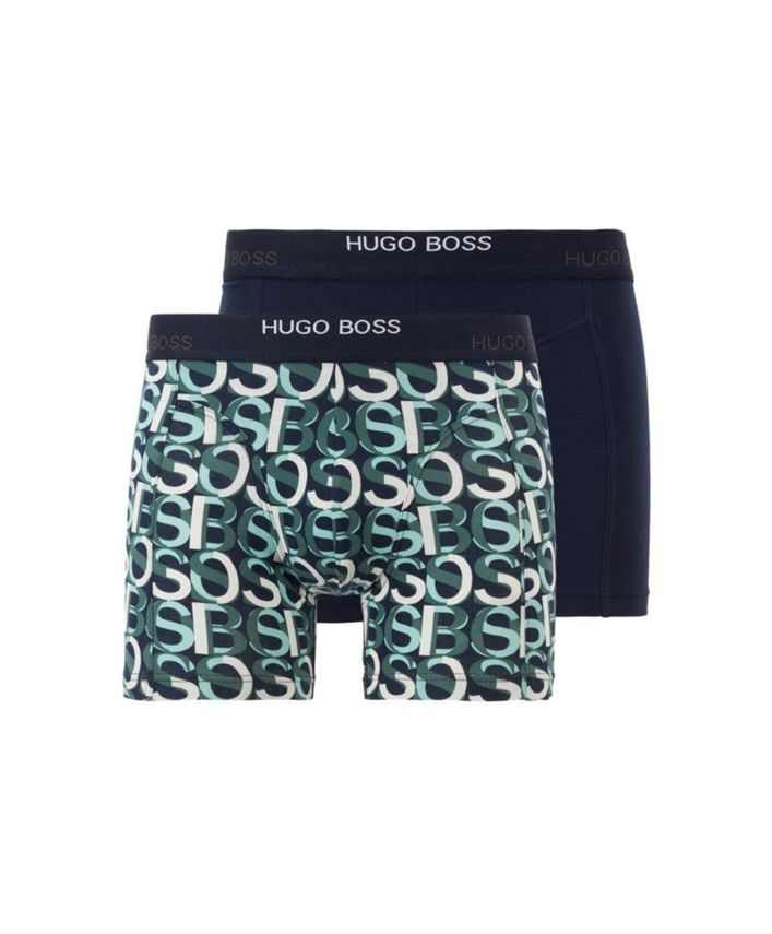 Boxer Brief 2p Print 10229161 fra Boss Black