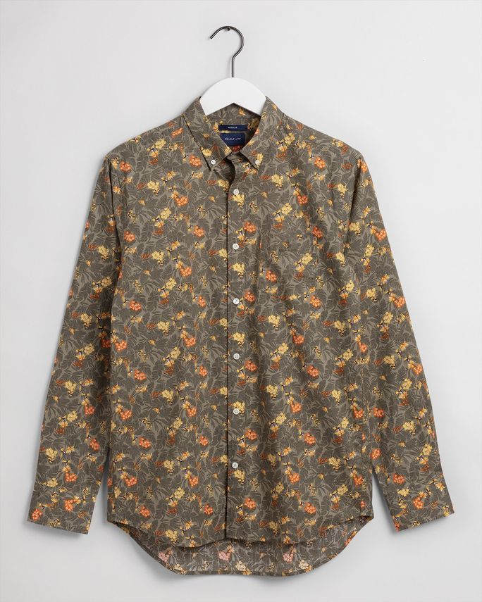Gant D2.reg Micro Garden Print Skjorte - Stil og Komfort