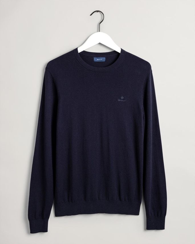 Gant Cotton Cashmere C Neck – Eksklusiv Striktrøje Tilbud