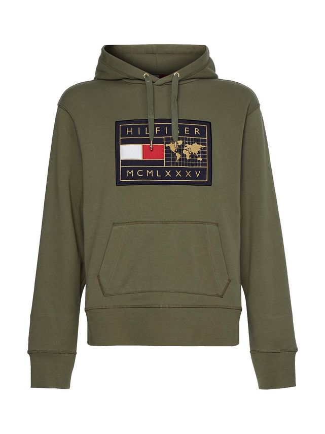 Icon Earth Badge Hoodie fra Tommy Hilfiger