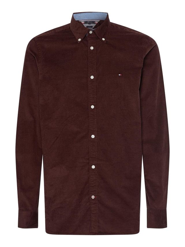 Slim Flex Corduroy Shirt fra Tommy Hilfiger