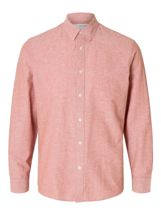 Slhslimnew Linen Shirt Ls W No fra Selected