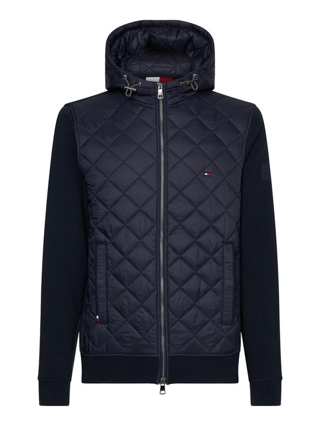 Mix Media Diamond Zip Thru fra Tommy Hilfiger