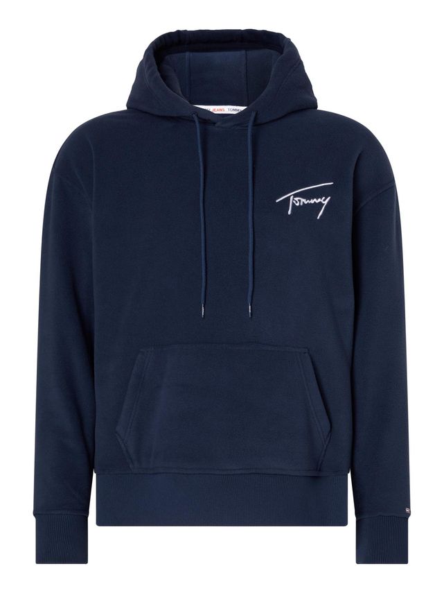 Tjm Rlxd Polar Signature Hoodie fra Tommy Jeans