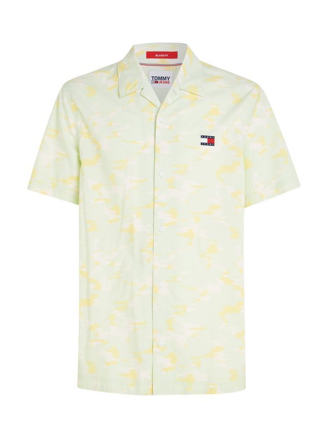 Tommy Jeans Tjm Rlx Camo Kortærmet Skjorte – Must-Have Stil