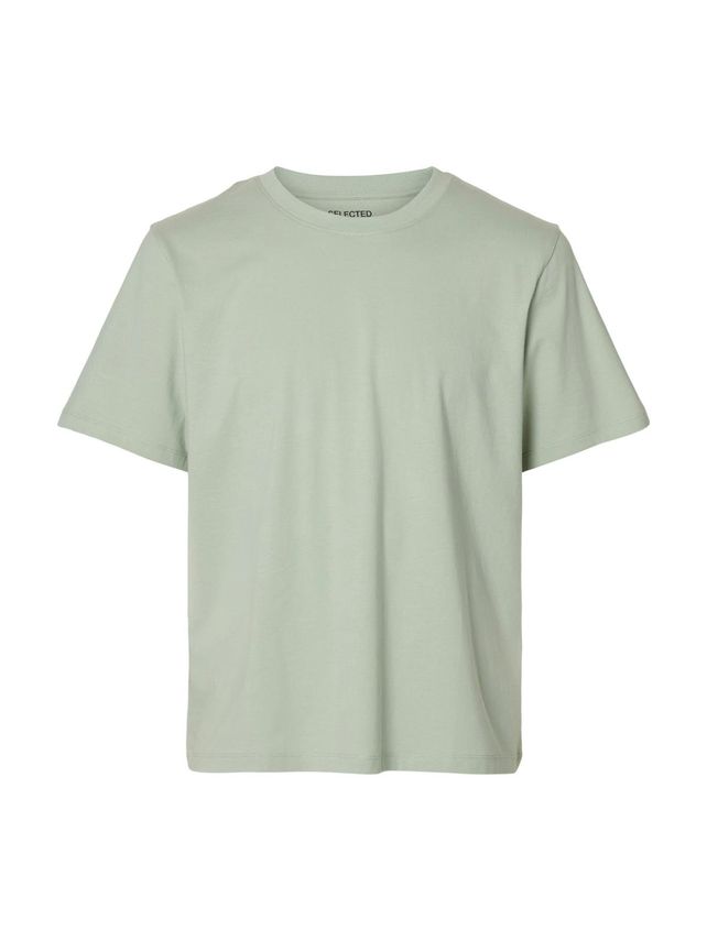 Slhaspen Ss O Neck Tee W Noos fra Selected