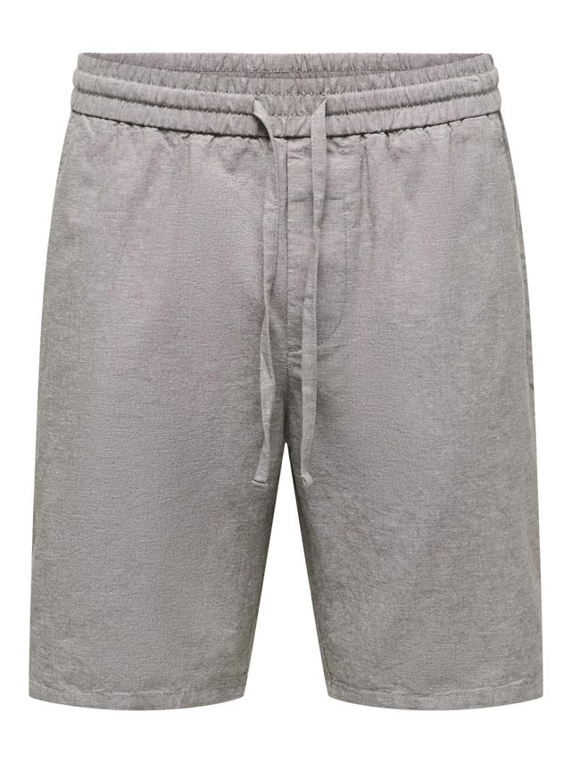 Onslinus 0007 Cot Lin Shorts Noos fra Only & Sons