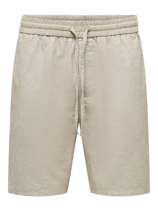 Onslinus 0007 Cot Lin Shorts Noos fra Only & Sons