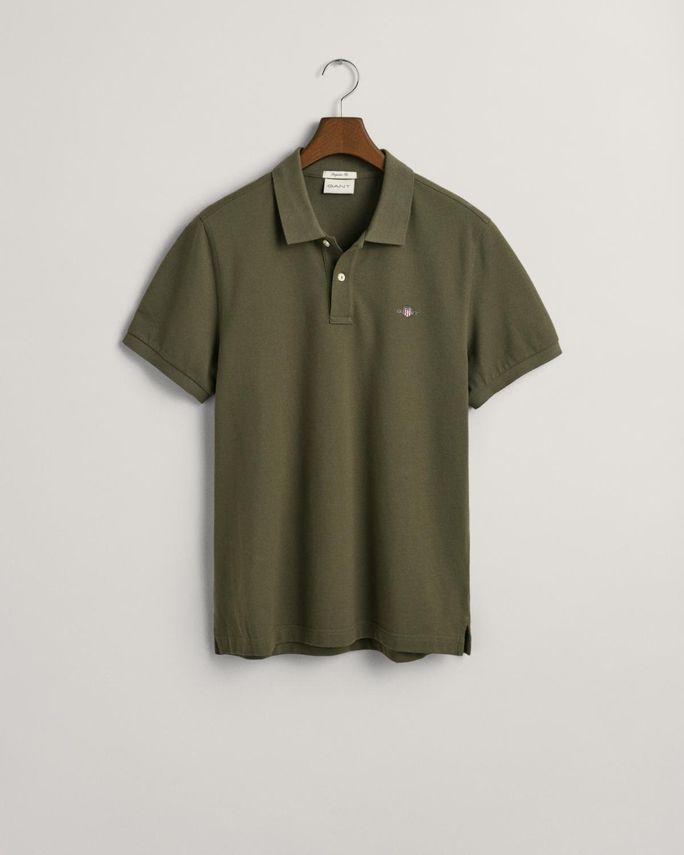 Reg Shield Ss Pique Polo fra Gant