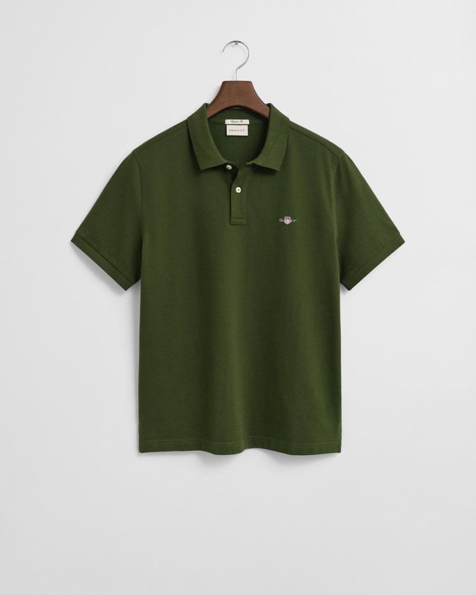 Reg Shield Ss Pique Polo fra Gant