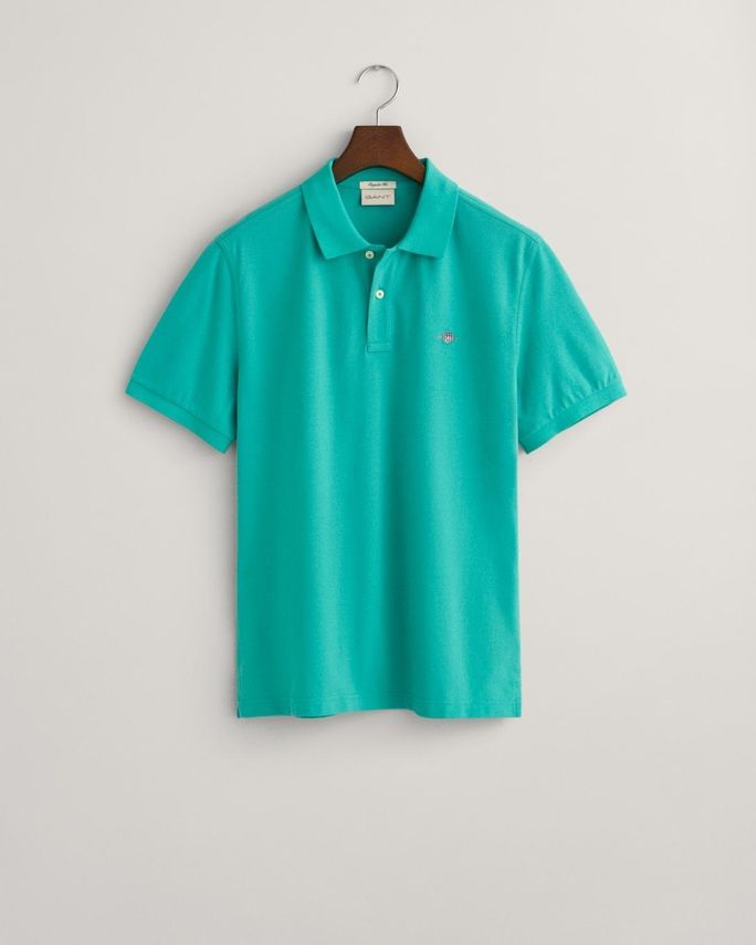 Reg Shield Ss Pique Polo fra Gant