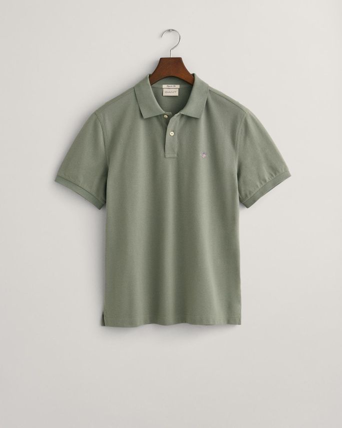 Reg Shield Ss Pique Polo fra Gant