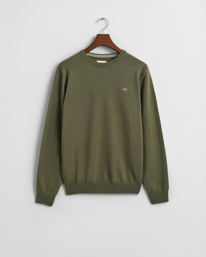 Superfine Lambswool C Neck fra Gant