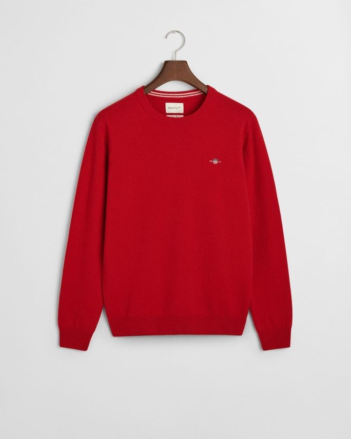Superfine Lambswool C Neck fra Gant