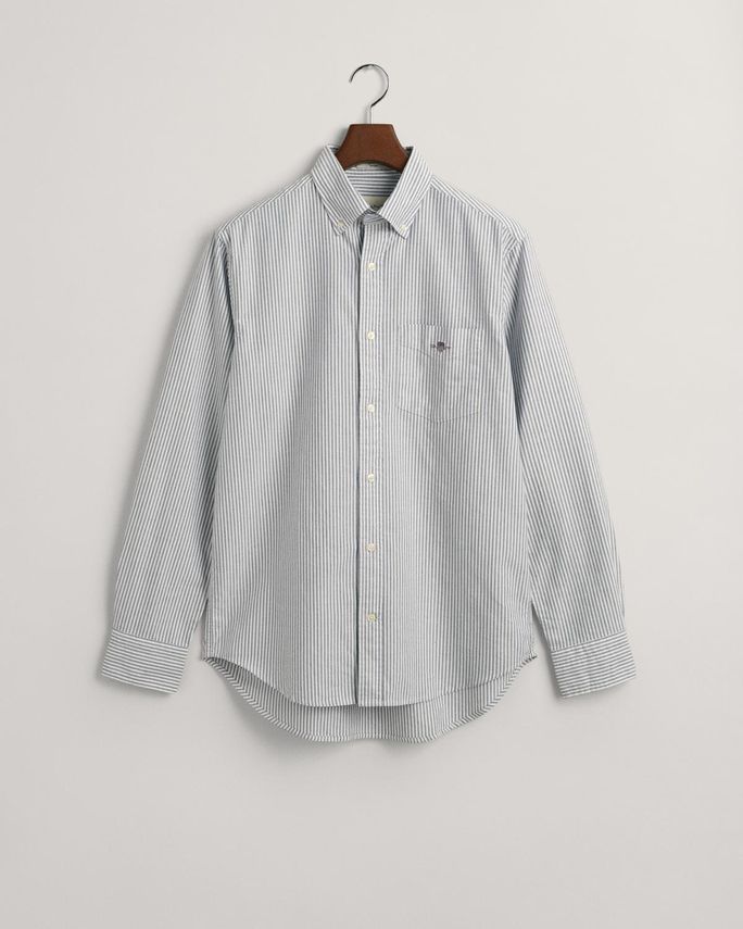 GANT Reg Oxford Banker Stripe Skjorte – Tidløs Stiltilbud