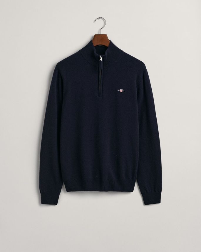 Superfine Lambswool Half Zip fra Gant