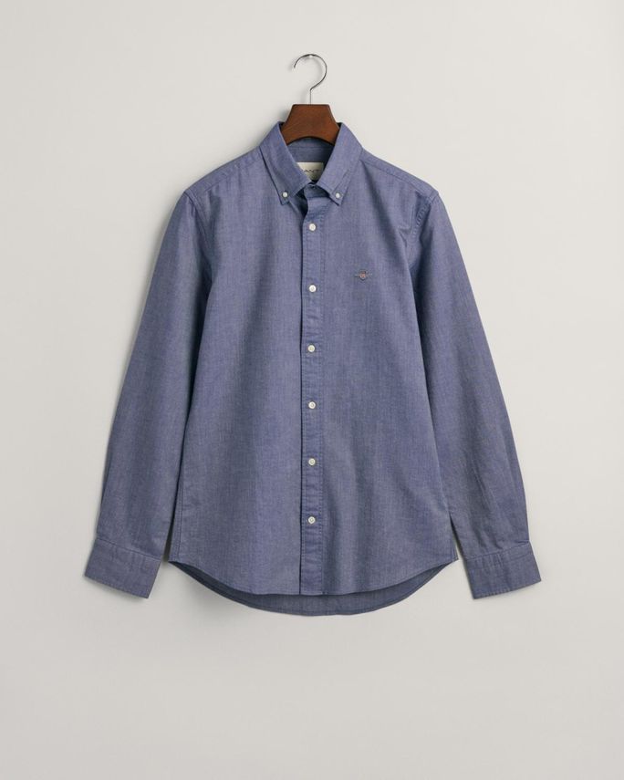 Slim Oxford Skjorte fra Gant - Fantastisk Tilbud!