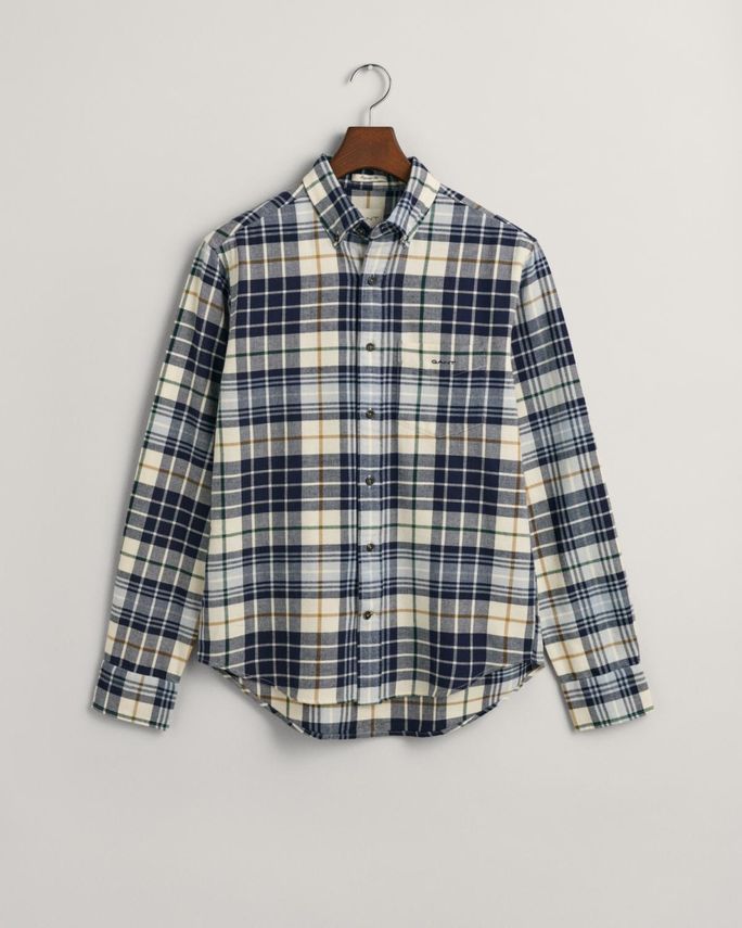 Gant Reg Ut Plaid Flannel Check – Stilfuldt Hjemmetæppe