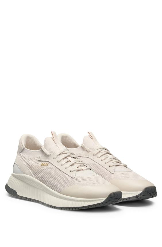 Moderne sneakers med løbedesign fra Boss Black