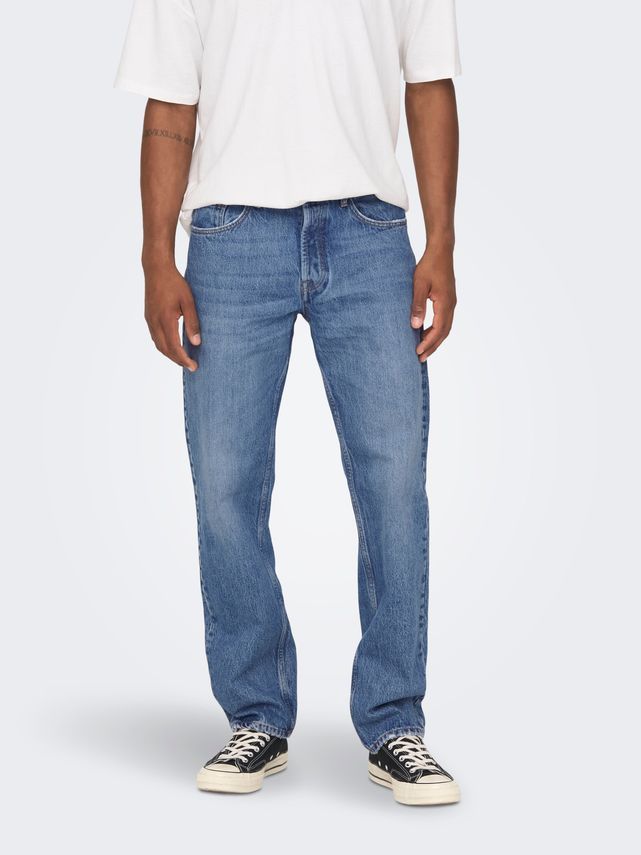 Onsedge Straight Jeans fra Only & Sons – Udsalg!