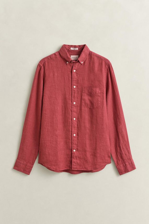 Reg Gmnt Dyed Linen Shirt fra Gant