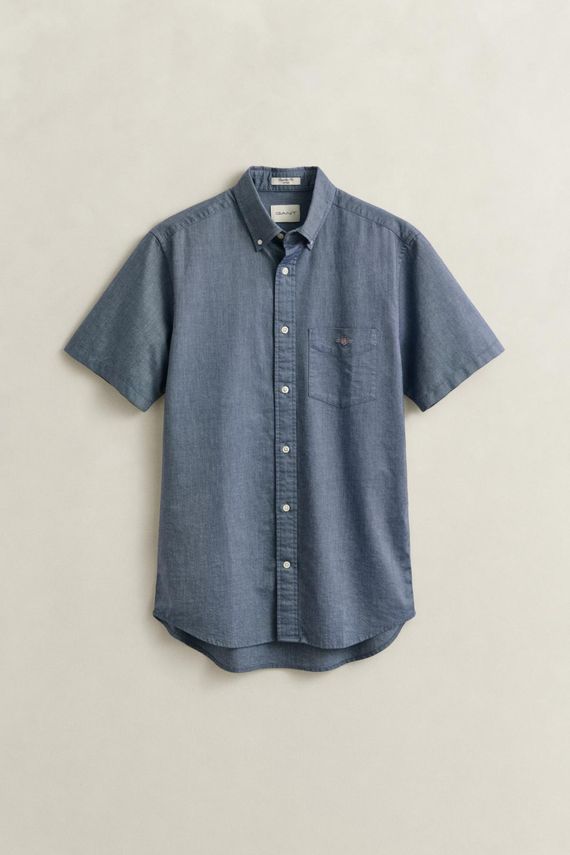 Reg Oxford Ss Shirt fra Gant