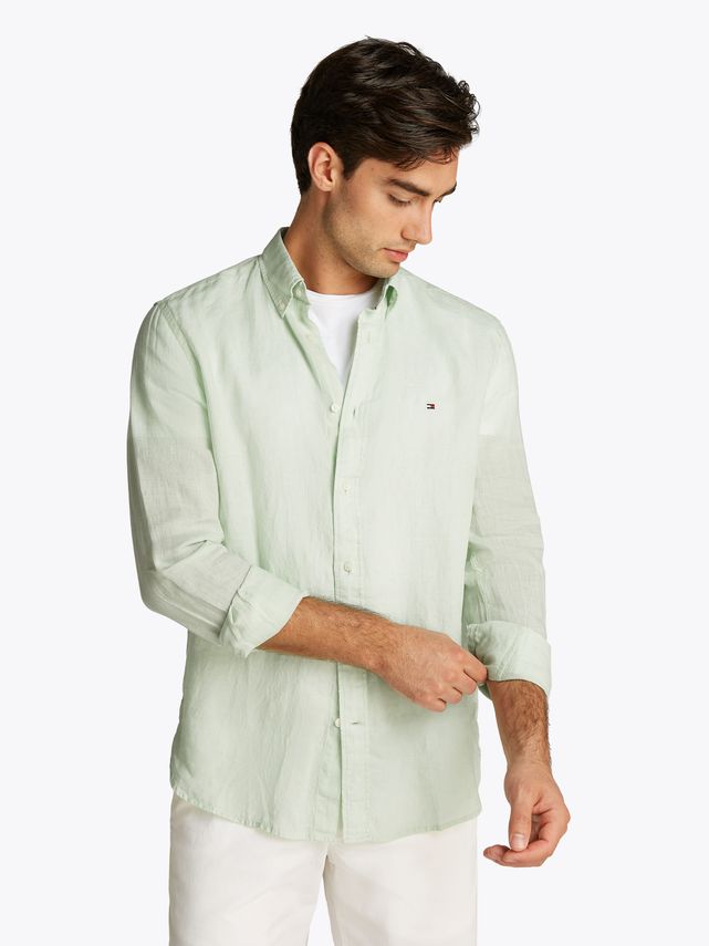 Tommy Hilfiger Pigmentfarvet Rf Skjorte på tilbud