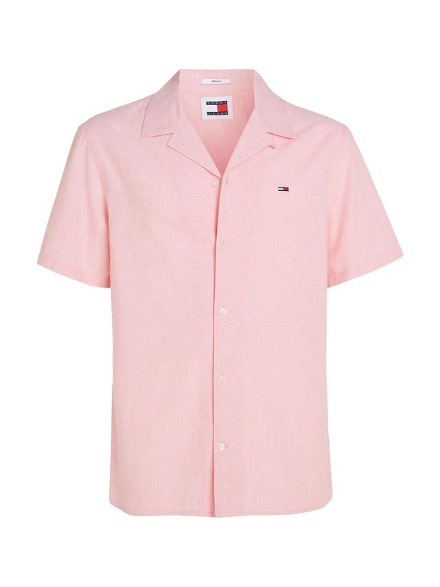 Tjm Linen Blend Camp Shirt Ext fra Tommy Jeans