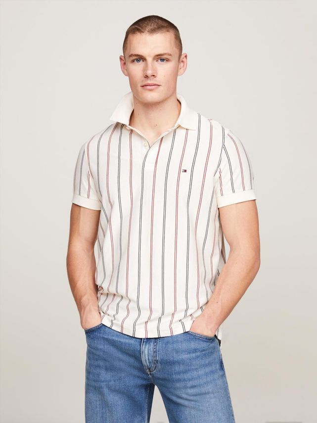 Tommy Hilfiger Vertikal Stribet Polo - Eksklusiv Stil!