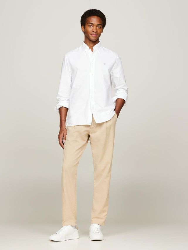 Tommy Hilfiger Solid Heritage Oxford Skjorte på udsalg