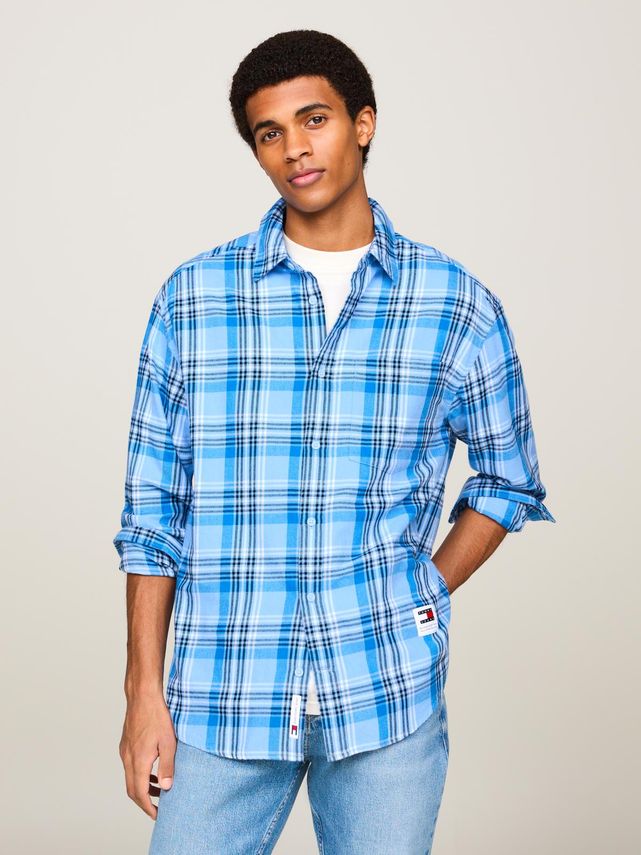 Tjm Check Peached Shirt Ext fra Tommy Jeans