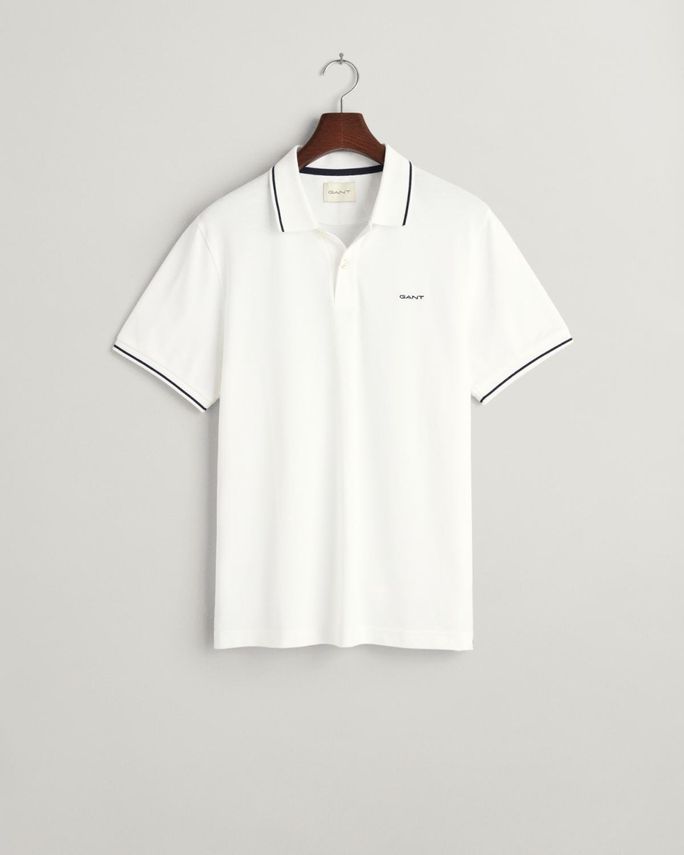 Gant Tipping Ss Pique Rugger – Fantastisk tilbud!