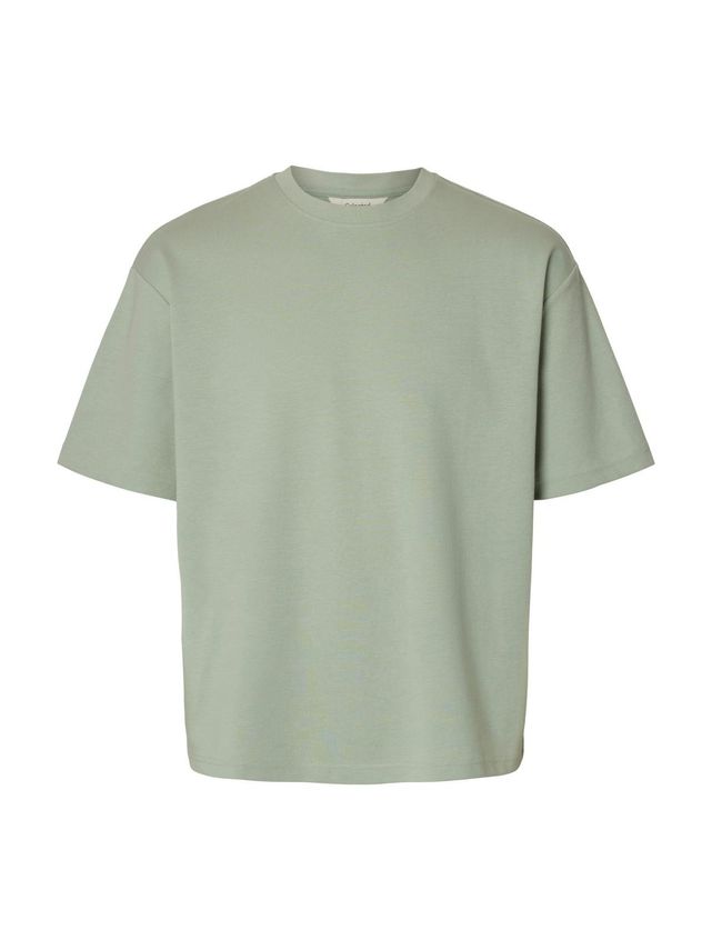 Slhlooseoscar Ss O Neck Tee Noos fra Selected